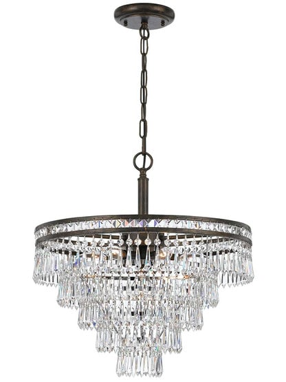Mercer 6-Light Chandelier in English Bronze.